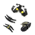 Portable Anti-Slip Shoes Ice Gripper Cleats Crampons With 4 Teeth Strap